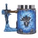 Jarro pintado a mano de World of Warcraft Lich King en poliresina