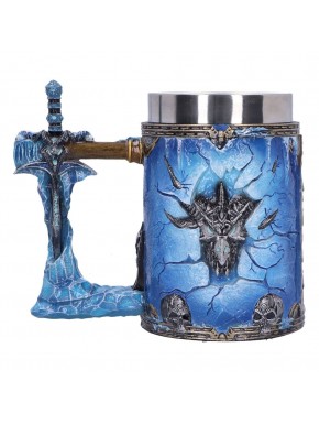Jarro pintado a mano de World of Warcraft Lich King en poliresina