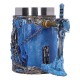 Jarro pintado a mano de World of Warcraft Lich King en poliresina