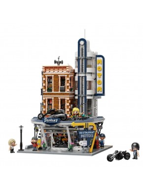 Kit de construção Restaurante Motocicleta Pantasy com 2989 peças