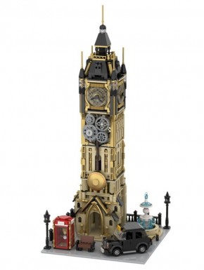 Kit de construcción Steampunk Clock Tower Park de 58 cm.