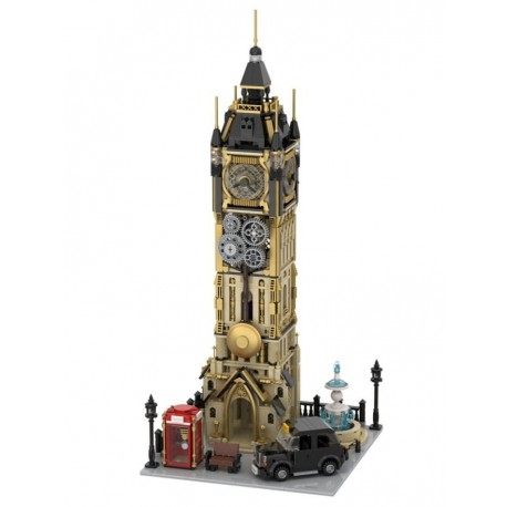 Kit de construcción Steampunk Clock Tower Park de 58 cm.