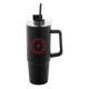 Taza termo Doom The Dark Ages negra con pajita