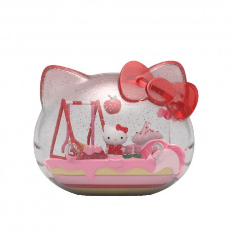Diorama de Sanrio Kandyland Hello Kitty de 12,9 cm con columpio y farola