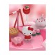Diorama de Sanrio Kandyland Hello Kitty de 12,9 cm con columpio y farola