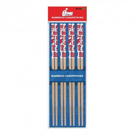 Palillos temáticos de David Bowie de bambú