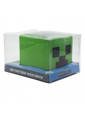Taza verde 3D Minecraft Creeper de 445 ml