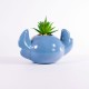 Vase 3D Stitch avec plante succulente