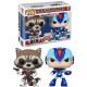 Funko Pop! Pack Rocket and Megaman Marvel VS Capcom Infinite