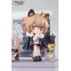 Estatua de PVC Arknights Mini Series Siege con conejo y corona