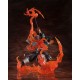 Estatua de Tanjiro Kamado de 19 cm con llamas, FiguartsZERO