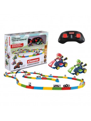 Voiture teleguidée Super Mario Kart avec Mario et Luigi