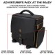 Bolsa de viaje negra para aventureros Enhance Tabletop
