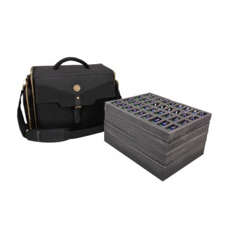 Caja de almacenamiento para figuras miniatura Enhance en negro