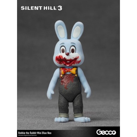 Figurine mini Robbie the Rabbit bleue de Silent Hill 3