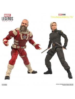Figuras Yelena Belova y Red Guardian de Marvel Legends 15 cm