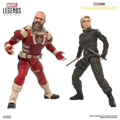 Figuras Yelena Belova y Red Guardian de Marvel Legends 15 cm