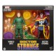 Pack de figuras Doctor Strange, Wong y Bats 15 cm