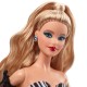 Muñeca Barbie Signature 65 aniversario rubia con vestido rayado