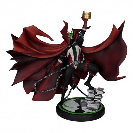 Estatua de Spawn en poliresina, diseño Black White & Red