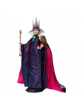Muñeca Reina Malvada de Disney con vestido brillante