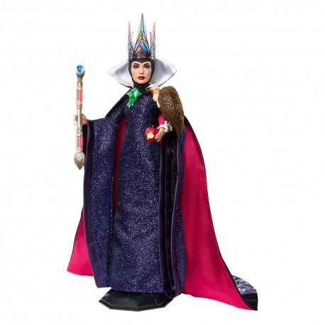 Muñeca Reina Malvada de Disney con vestido brillante