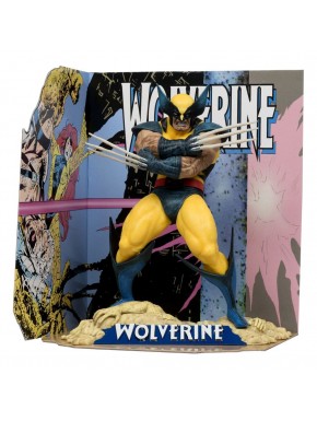 Estatua de PVC de Wolverine 17 cm con base diorama de Marvel