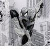 Statue PVC Spider-Man Line Art Label Or 1/10 10 cm