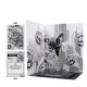 Estatua de PVC de Spider-Man 10 cm en blanco y negro