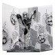Estatua de PVC de Spider-Man 10 cm en blanco y negro