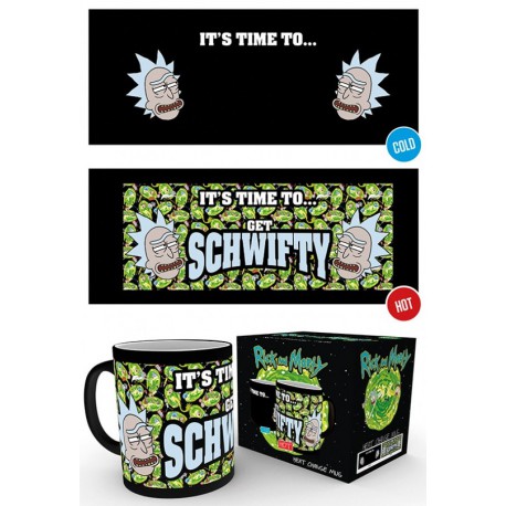 Taza Térmica Rick y Morty Get Schwifty