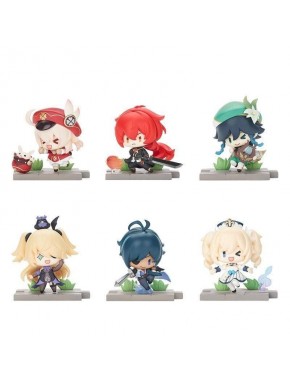 Pacote de 6 figuras de Genshin Impact Mondstadt 5 cm