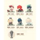 Pacote de 6 figuras de Genshin Impact Mondstadt 5 cm
