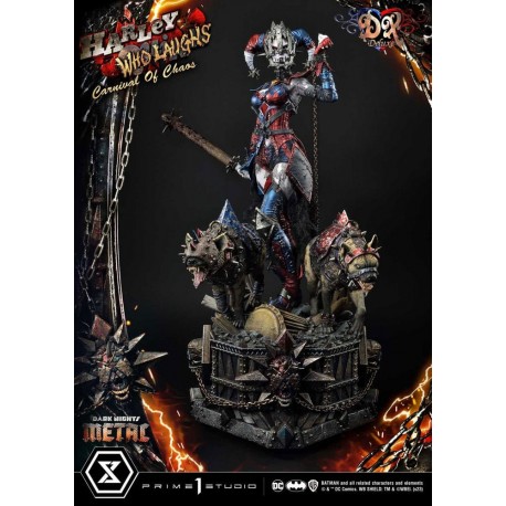 Estatua de Harley Quinn Who Laughs de Dark Nights Metal