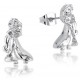 Pendientes oro blanco Jasmín Aladdin Disney