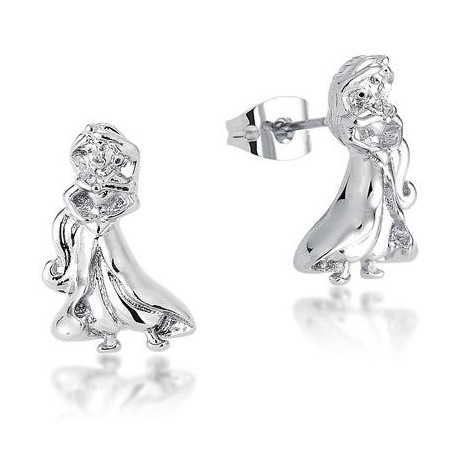 Pendientes oro blanco Jasmín Aladdin Disney