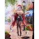 Estatua Azur Lane 1/7 con capa roja y bolso, 28 cm