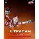 Figura articulada de Ultraman Suit C-Type de 31 cm en tonos plata y rojo