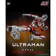Figura articulada de Ultraman Suit C-Type de 31 cm en tonos plata y rojo