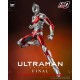 Figura articulada de Ultraman Suit C-Type de 31 cm en tonos plata y rojo