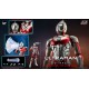 Figura articulada de Ultraman Suit C-Type de 31 cm en tonos plata y rojo