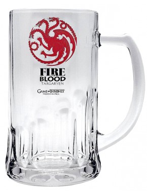 Jarra Cerveza cristal Targaryen