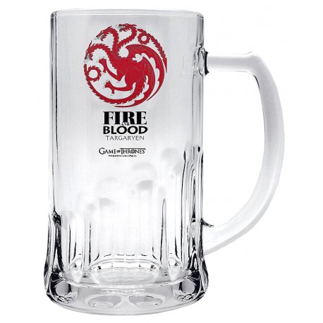 Jarra Cerveza cristal Targaryen