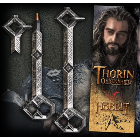 Pen and marcápaginas key Thorin