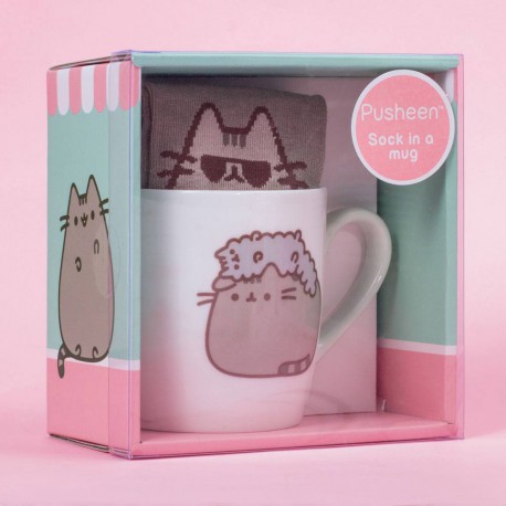 Pack Gift Socks + Cup Pusheen & Stormy