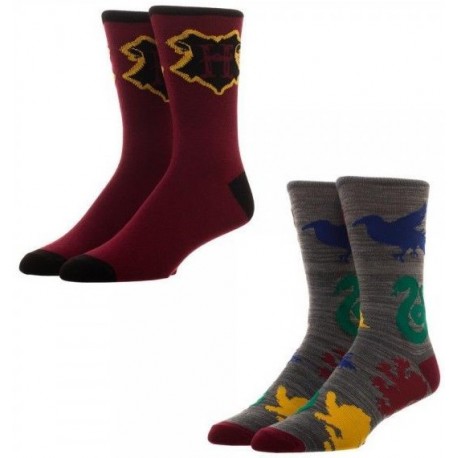 Set 2 pares de calcetines Harry Potter Crew