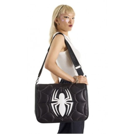 Bandolera negra Spider-Man Marvel por Loungefly