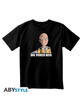 T-shirt noir unisexe de Saitama de One Punch Man
