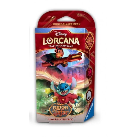 Mazo de inicio Jafar Lorcana TCG Disney en inglés