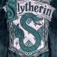 Sudadera de vellón Slytherin verde con capucha